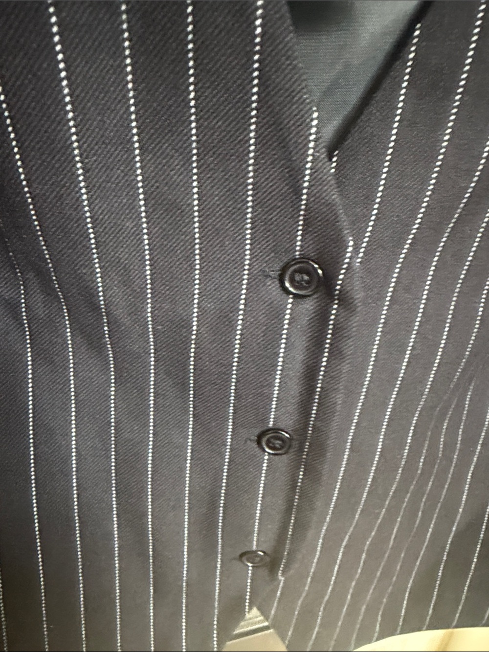 Eloquii Black Pinstripe Suit Vest and Pants Set. sz 22 - Picture 14 of 17